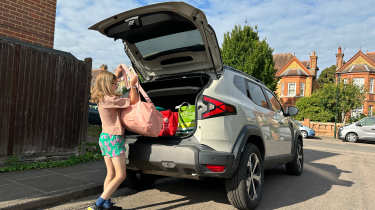 Dacia Duster Journey Hybrid long-term - loading the boot
